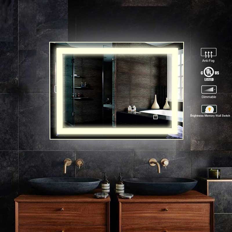 Smart Mirror with lights and music: a hi-tech solution for a modern bathroom