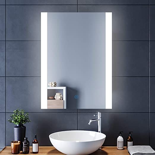 Rectangle Backlit Bathroom Vanity Mirror