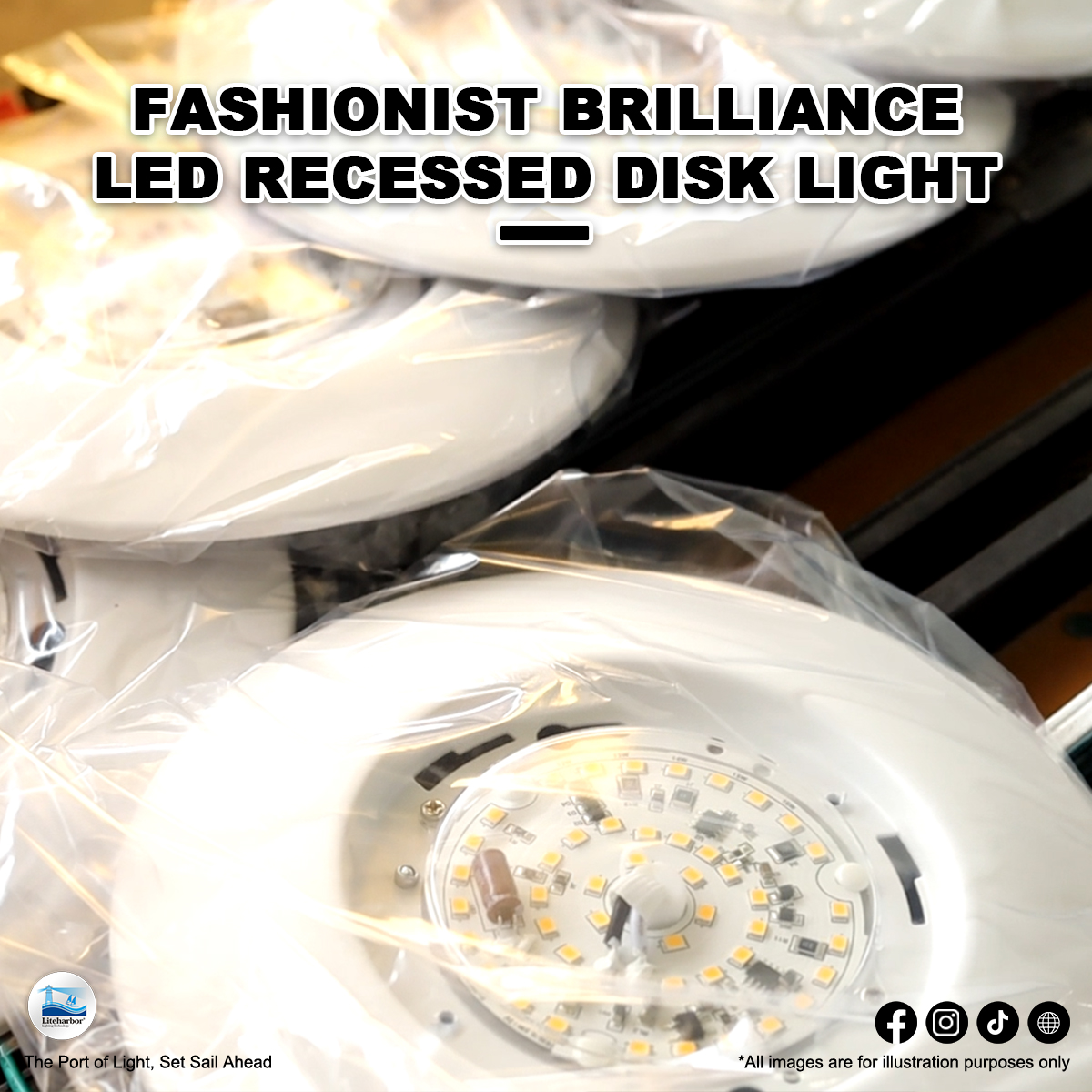 “Embark on a Journey of Precision: Explore Our State-of-the-Art LED Recessed Disk Light Production Line!