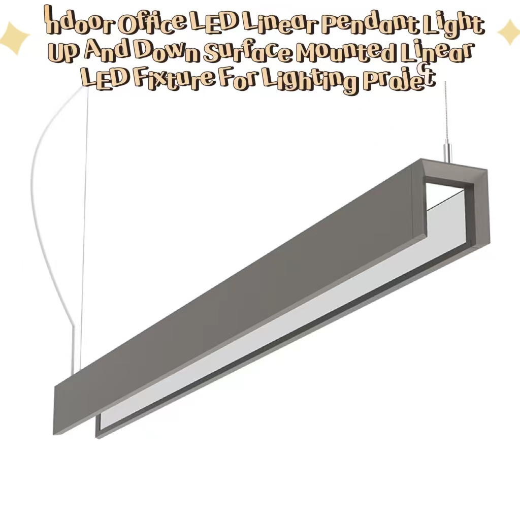 LED Linear Light Up And Down Ceiling Surface Mounted Luminaire Used For Indoor/Office