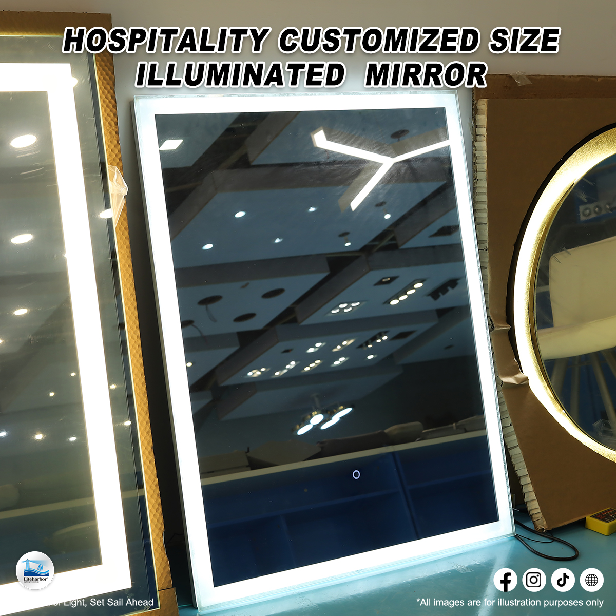 Customizable LED Mirrors for Every Need