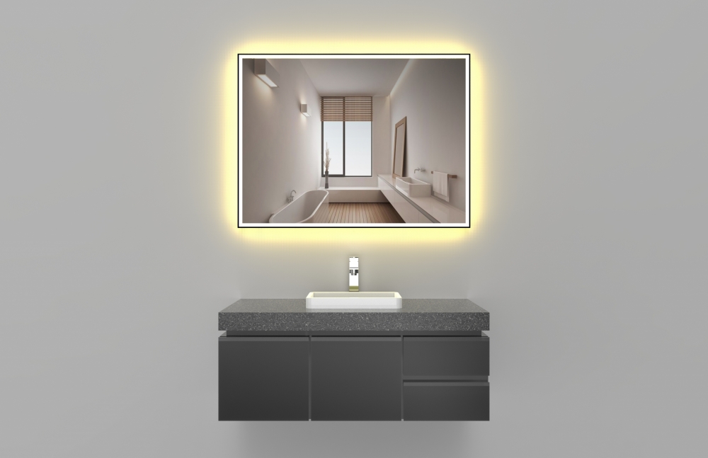 Halo mirror led