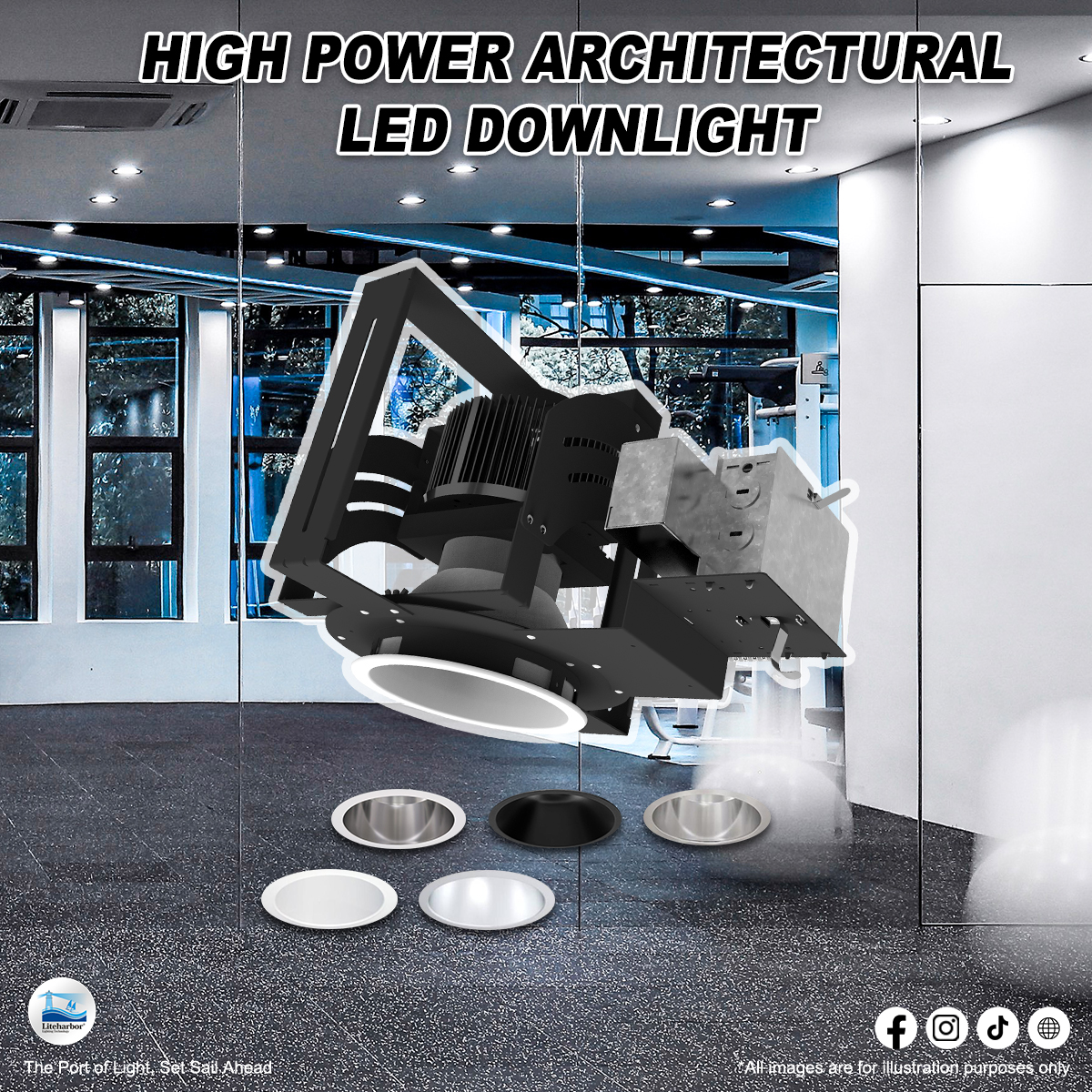 High Power 4″ Architectural LED Downlight