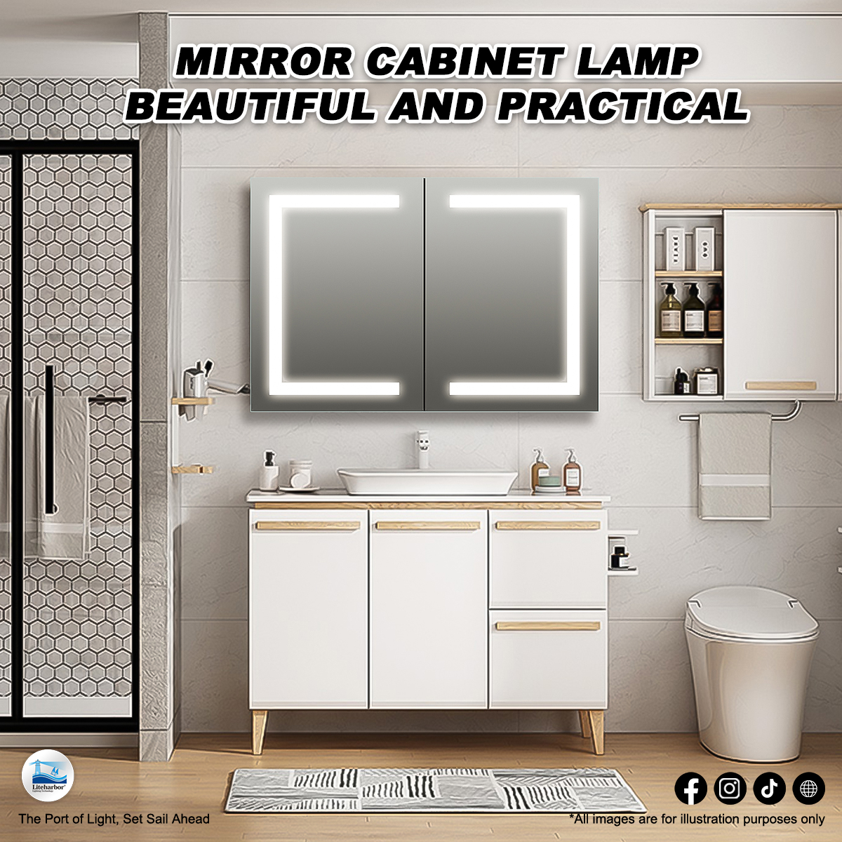 Mirror Cabinet Lights: Where Style Meets Functionality