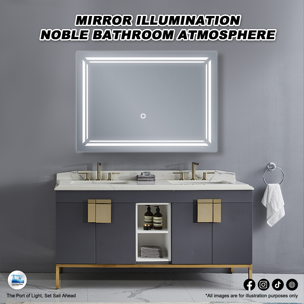 Leading the new trend of smart bathroom – Smart LED Bathroom Mirror