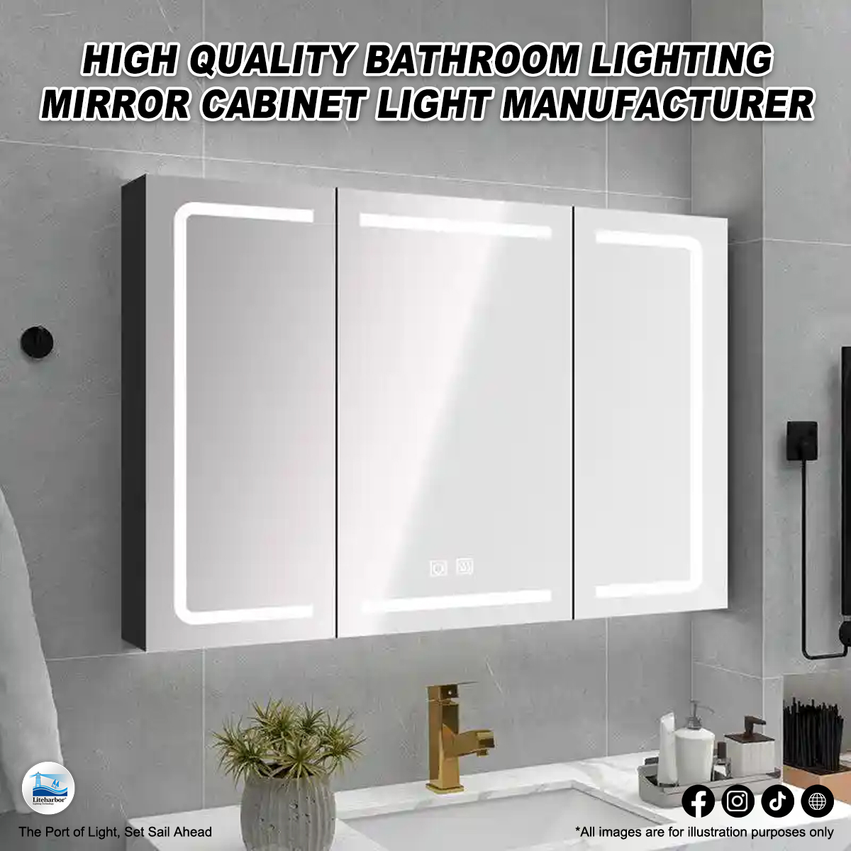 Factory-Direct Premium Mirror Cabinet Lights for Superior Performance