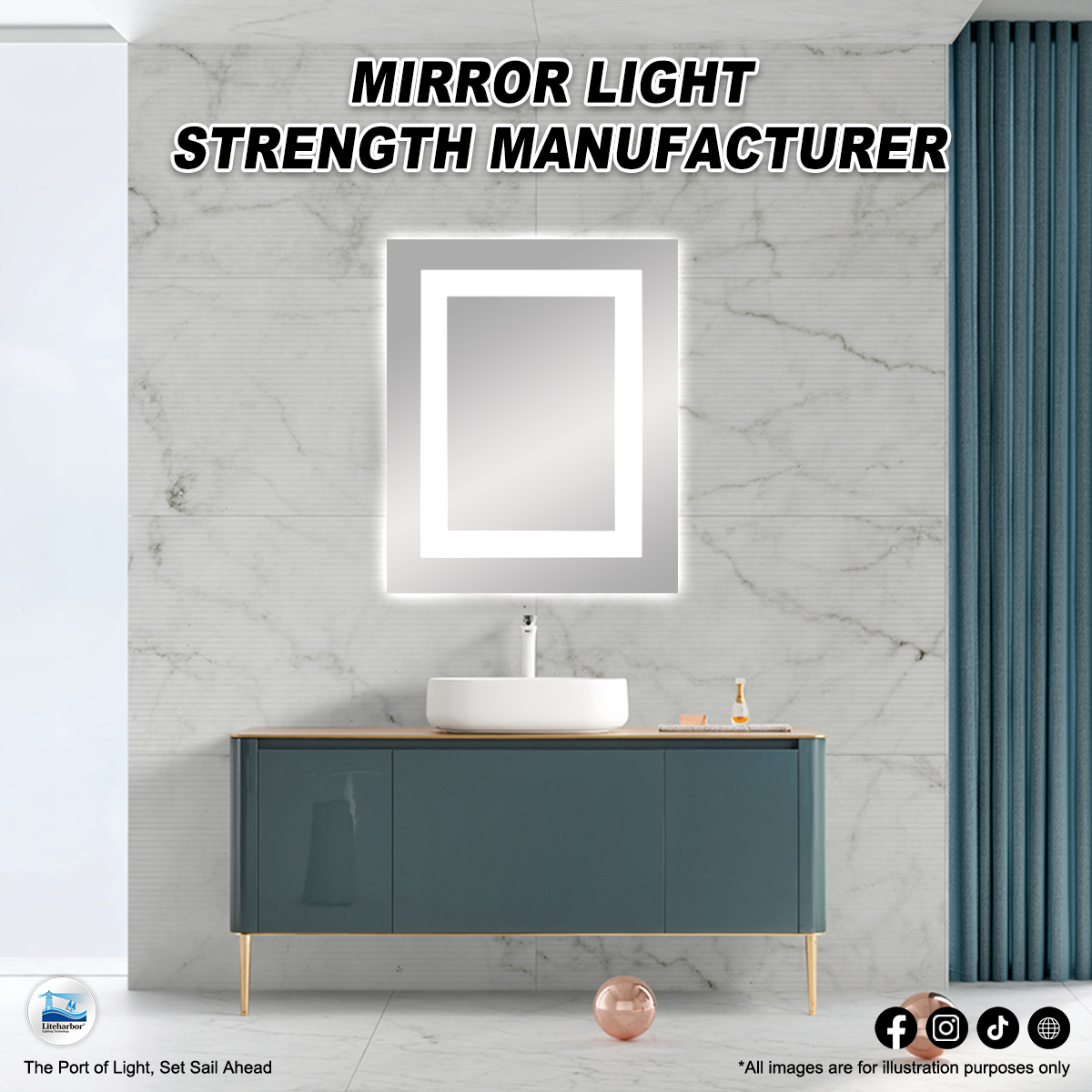 Liteharbor Lighting: Premium Mirror Lights